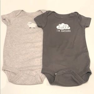 5 for $25!! 2 pack Carter’s onesies